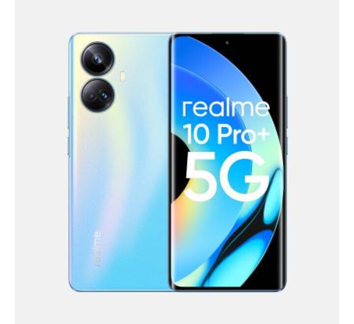 realme 10 Pro+ 5G (Nebula Blue 6GB RAM 128GB Storage) (REALME10 PRO+5G BLU)